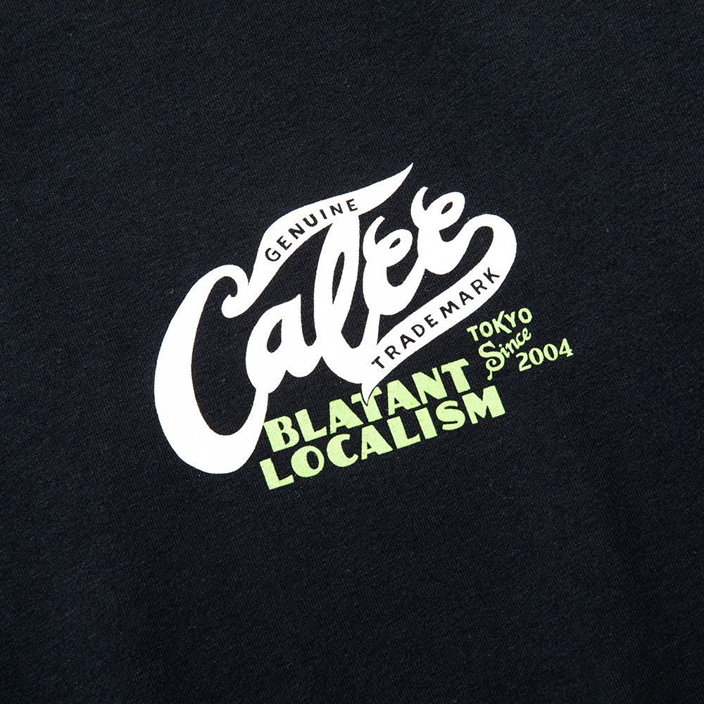 画像: CALEE/Stretch CALEE logo t-shirt -Naturally paint design-（Black） 【60%OFF】［プリントT-23春夏］