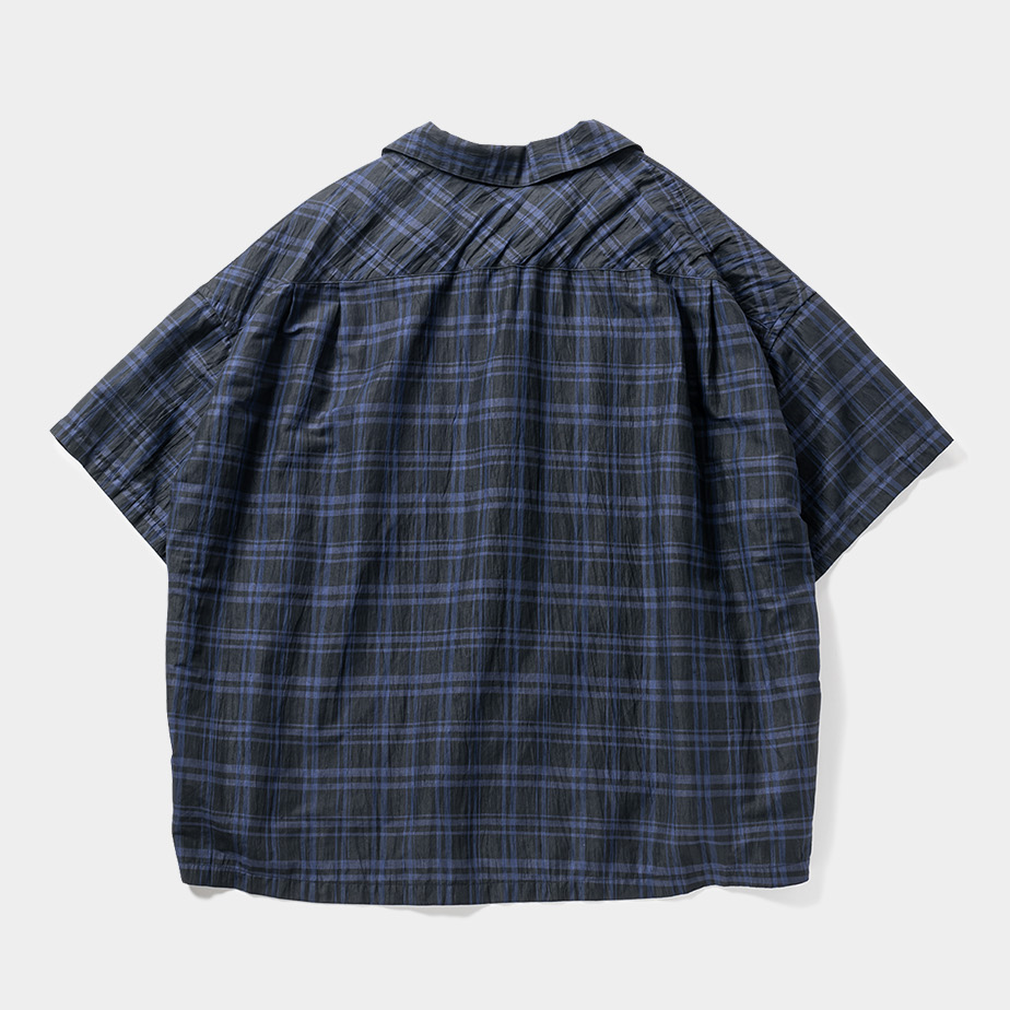 画像: TIGHTBOOTH/FURROW SHIRT（Blue Plaid） 【30%OFF】［ファロウシャツ-23夏］