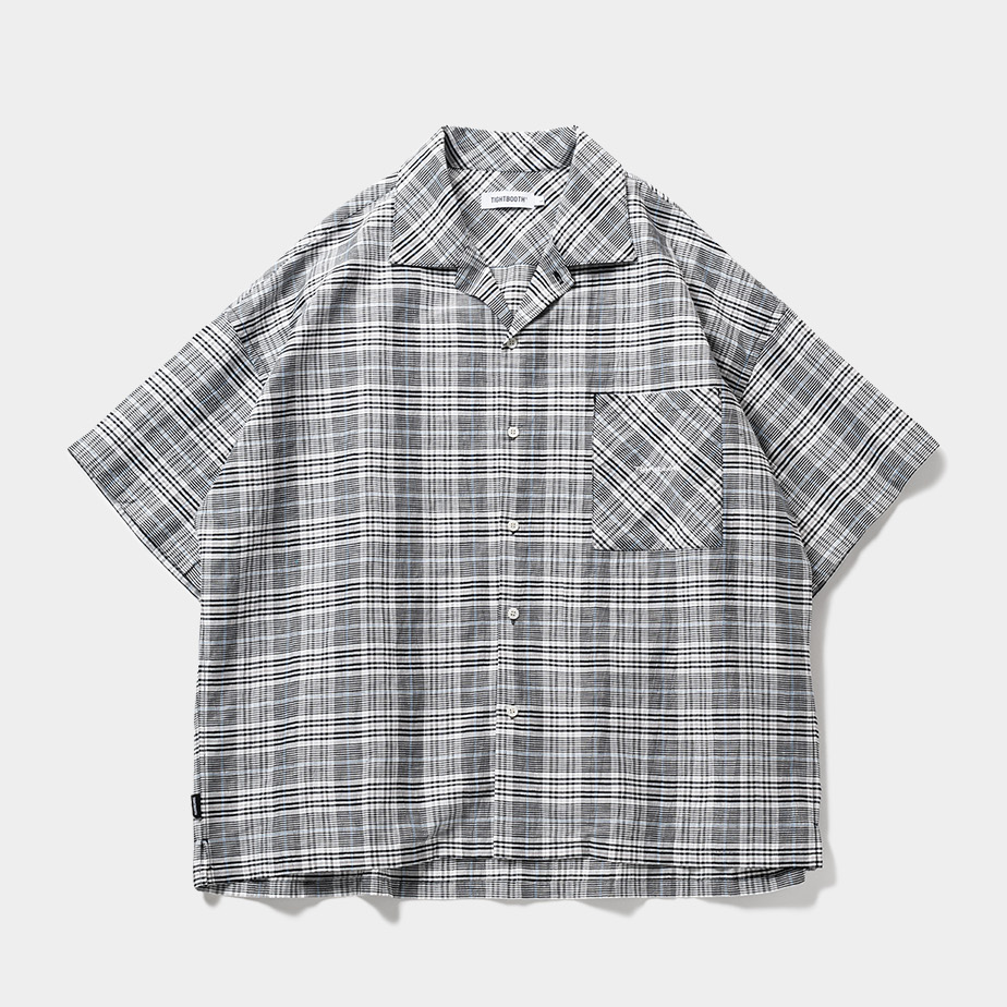 画像: TIGHTBOOTH/FURROW SHIRT（White Plaid） 【40%OFF】［ファロウシャツ-23夏］