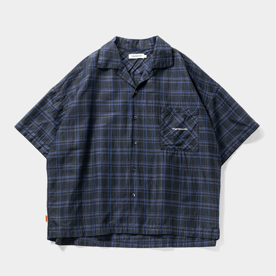 画像: TIGHTBOOTH/FURROW SHIRT（Blue Plaid） 【30%OFF】［ファロウシャツ-23夏］