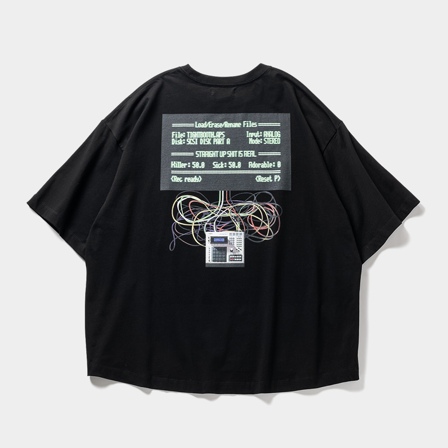 画像: TIGHTBOOTH/MPC3000 T-SHIRT（Black） 【30%OFF】［プリントT-23夏］