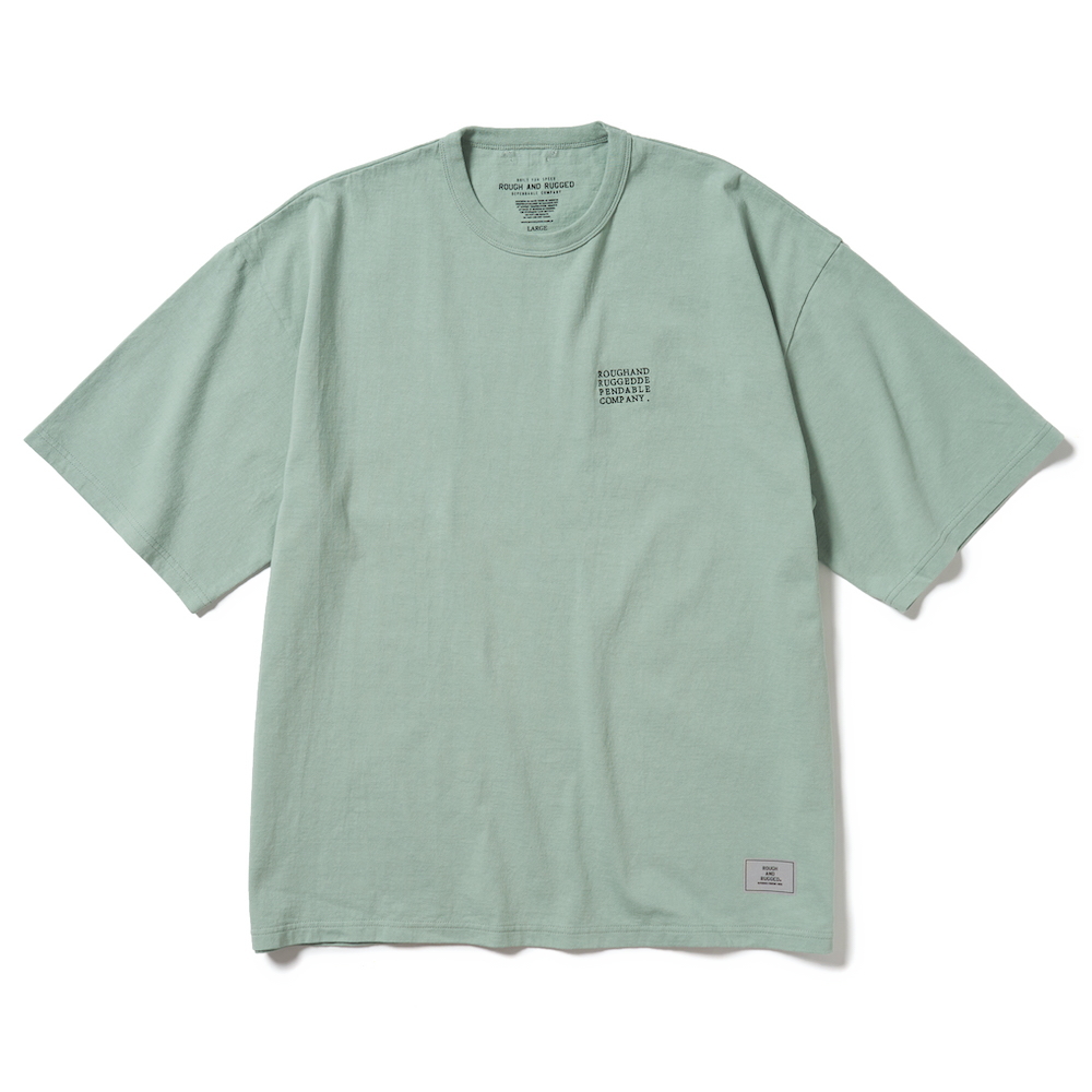 画像: 【50%OFF】ROUGH AND RUGGED/MIL SS（SAGE GREEN）［刺繍T-23春夏］