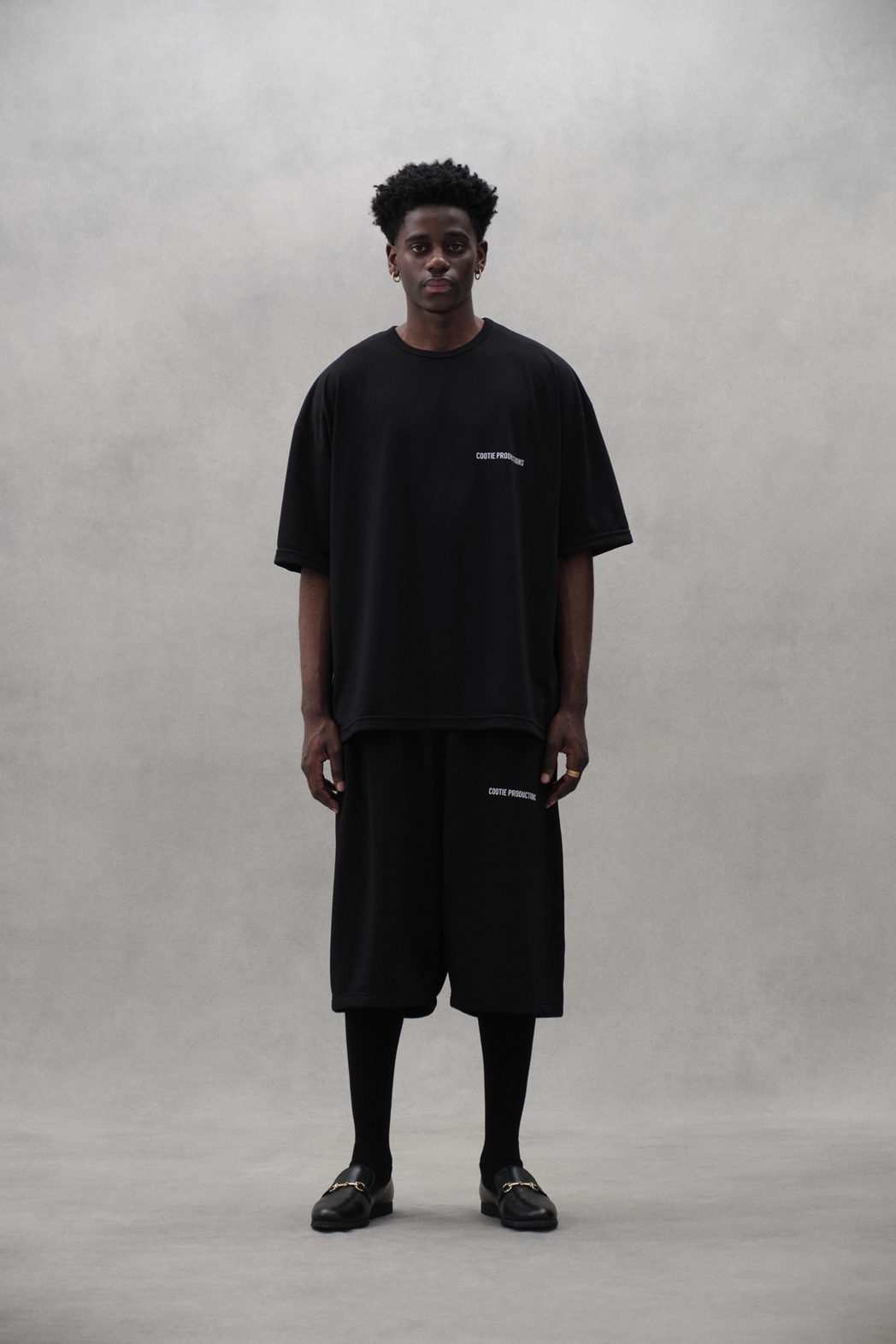 画像: COOTIE PRODUCTIONS/Dry Tech Jersey Oversized S/S Tee（Black）［ドライテックオーバーサイズT-23秋冬］