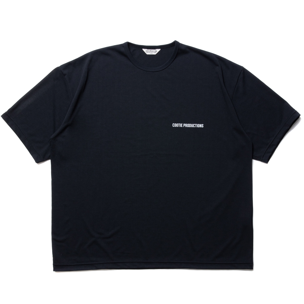 画像: COOTIE PRODUCTIONS/Dry Tech Jersey Oversized S/S Tee（Black）［ドライテックオーバーサイズT-23秋冬］