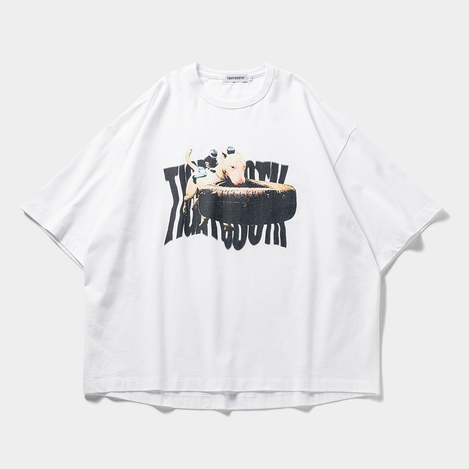 画像: TIGHTBOOTH/BITE IT T-SHIRT（White） 【30%OFF】［プリントT-23夏］