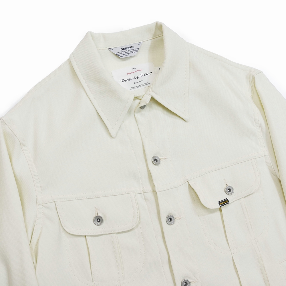 画像: DAIRIKU/Polyester Jacket（White） 【30%OFF】［ポリエステルJKT-23秋冬］