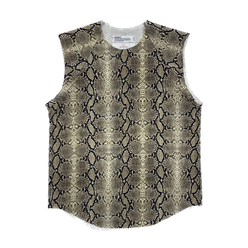 画像: 【40%OFF】DAIRIKU/"Python" No-Sleeve Tour Tee（Python）［ノースリーブツアーT-23秋冬］