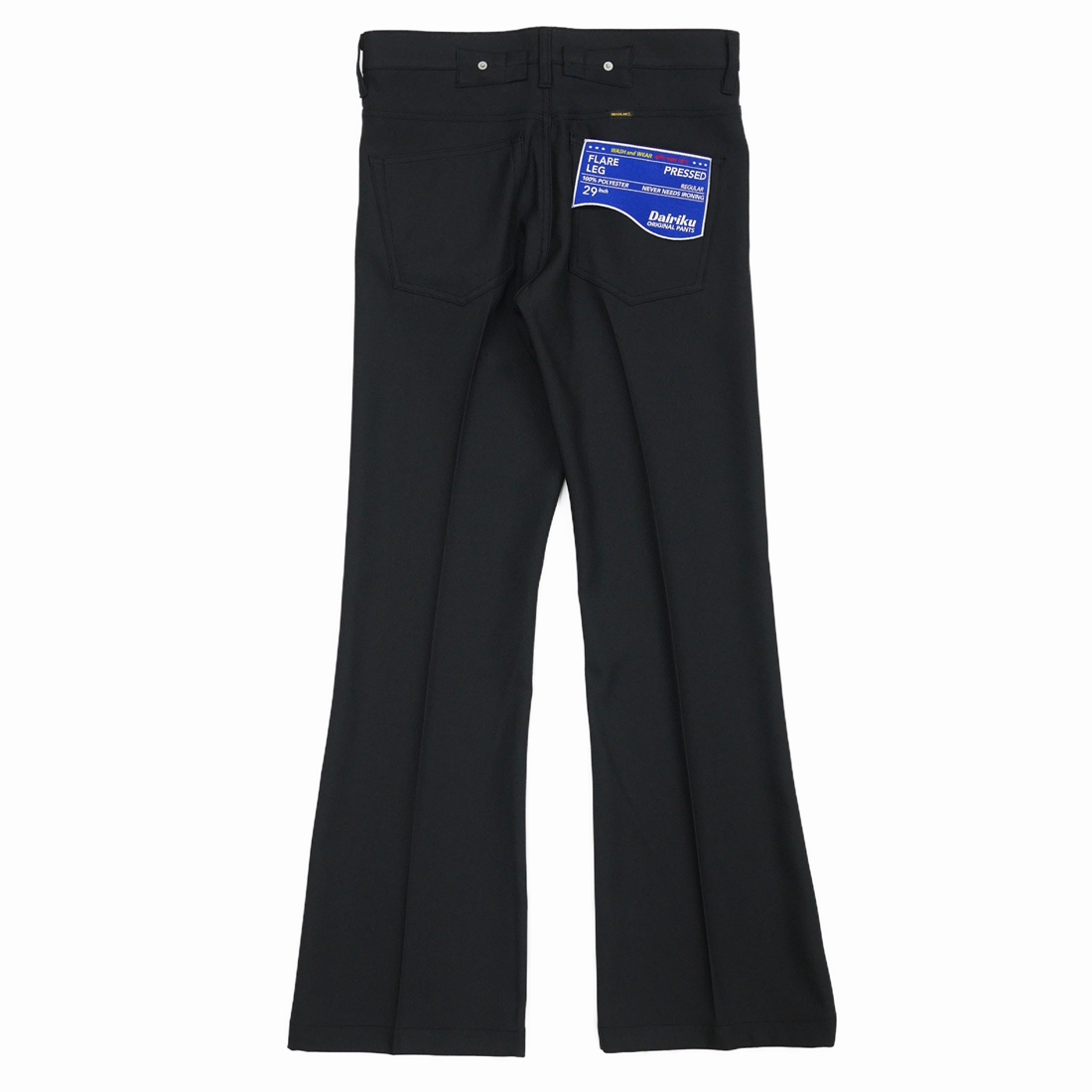 画像: DAIRIKU/"Flare" Pressed Pants（Black）［"フレア"スタプレパンツ-23秋冬］