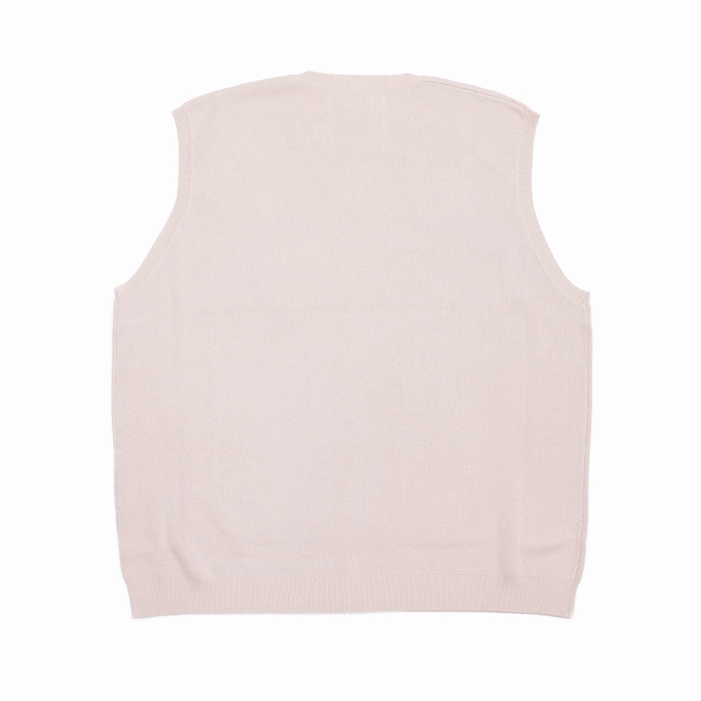 DAIRIKU/Lame Knit Vest（Pink）［ラメニットベスト-23秋冬］ - JONAS