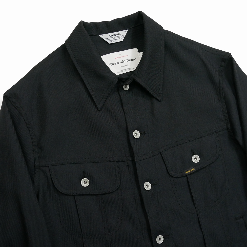 画像: DAIRIKU/Polyester Jacket（Black）［ポリエステルJKT-23秋冬］