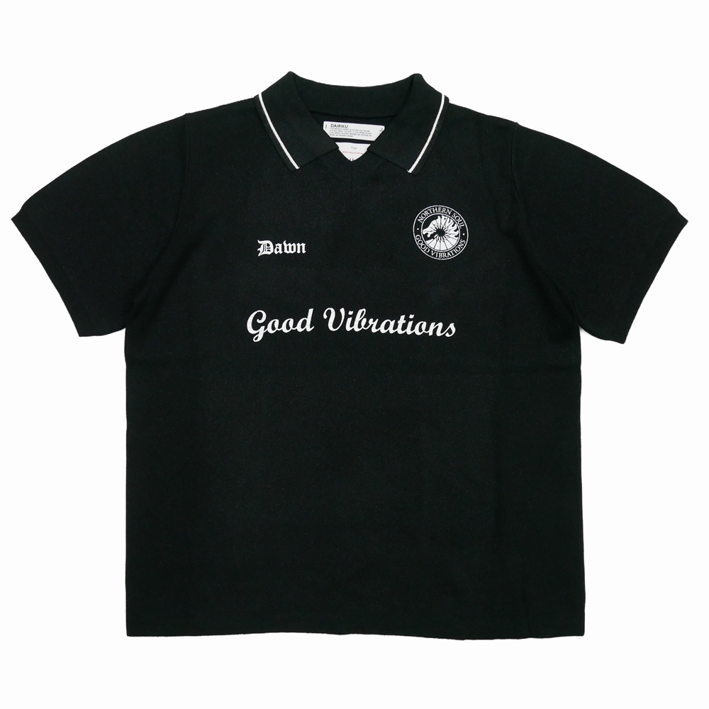 画像: DAIRIKU/Lame Soccer Uniform Knit Pullover（Black）［ラメサッカーユニフォームニット-23秋冬］