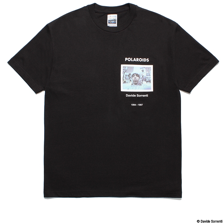 WACKO MARIA ワコマリア 23AW DAVIDE SORRENTI / CREW NECK T-SHIRT (TYPE-2) ダヴィデソレンティ フォトTシャツ ブラック (DAVIDESORRENTI-WM-TEE05)