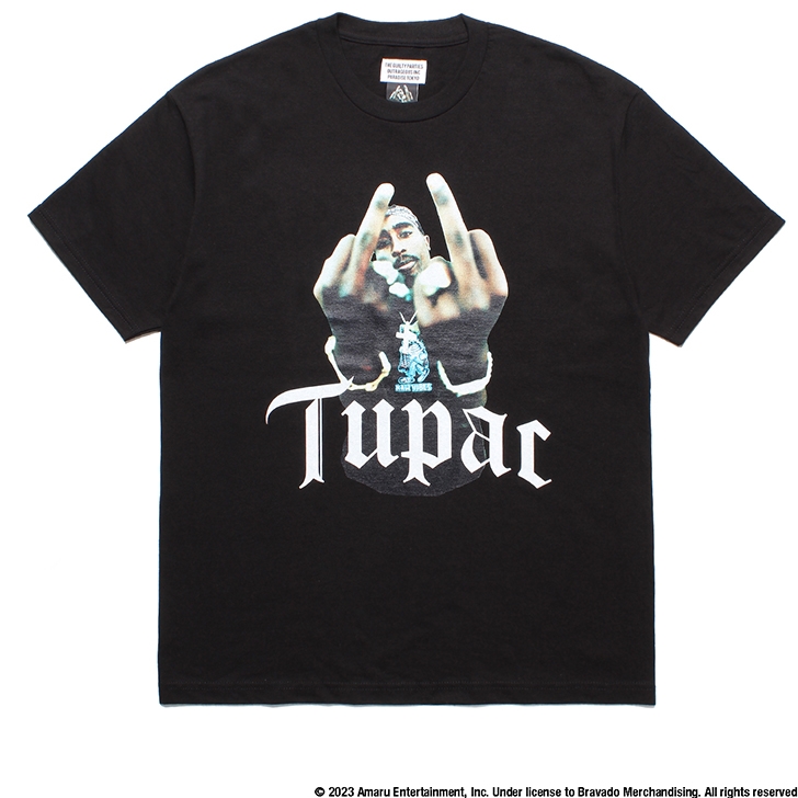 画像: WACKO MARIA/2PAC / T-SHIRT（BLACK）［プリントT-23秋冬］