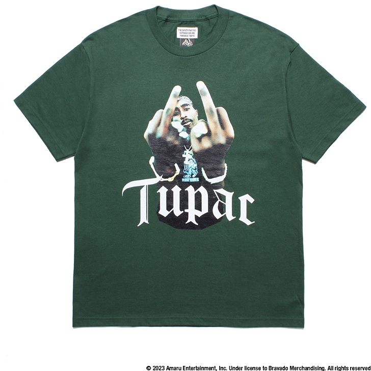 WACKO MARIA 2PAC / T-SHIRT グリーン XL - Tシャツ/カットソー(半袖