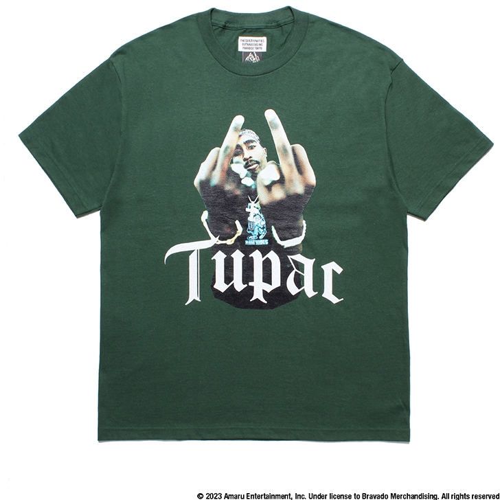 画像: WACKO MARIA/2PAC / T-SHIRT（GREEN）［プリントT-23秋冬］