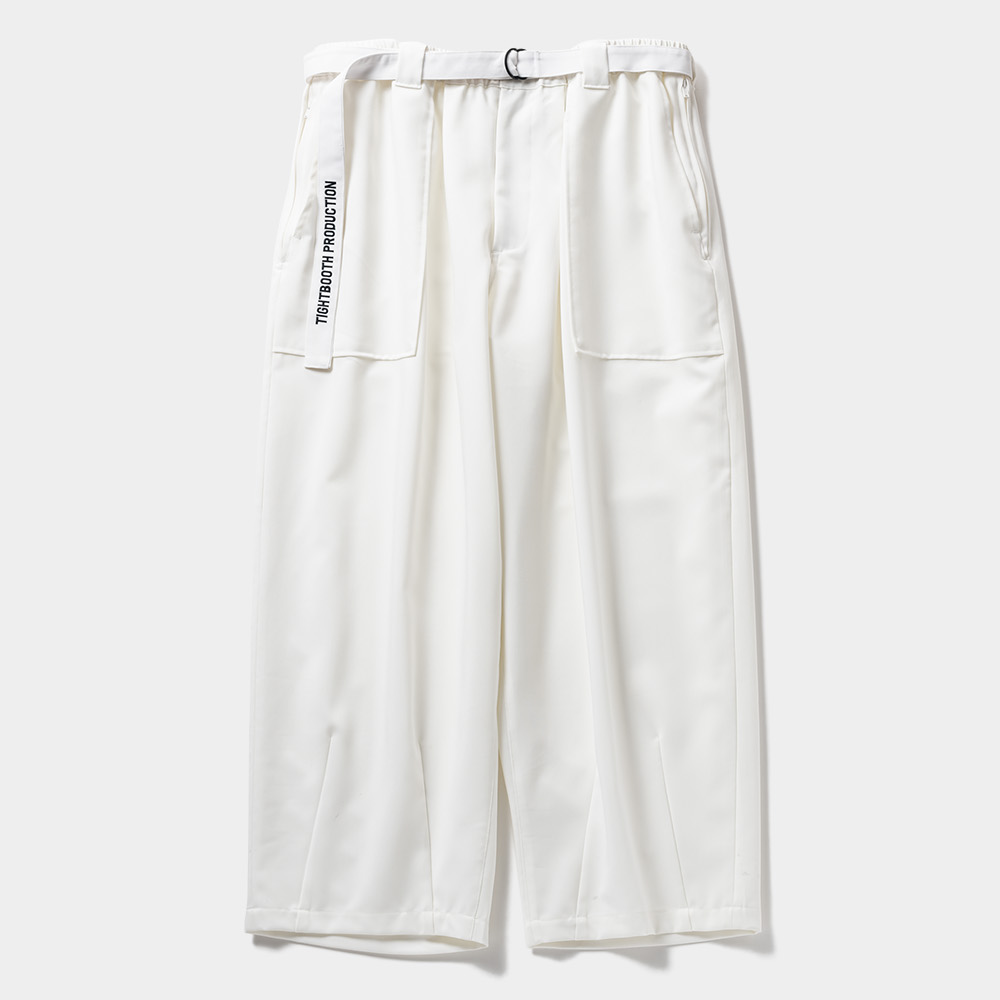 画像: TIGHTBOOTH/BAKER BAGGY SLACKS（White） 【40%OFF】［ベイカーバギースラックス-23夏］