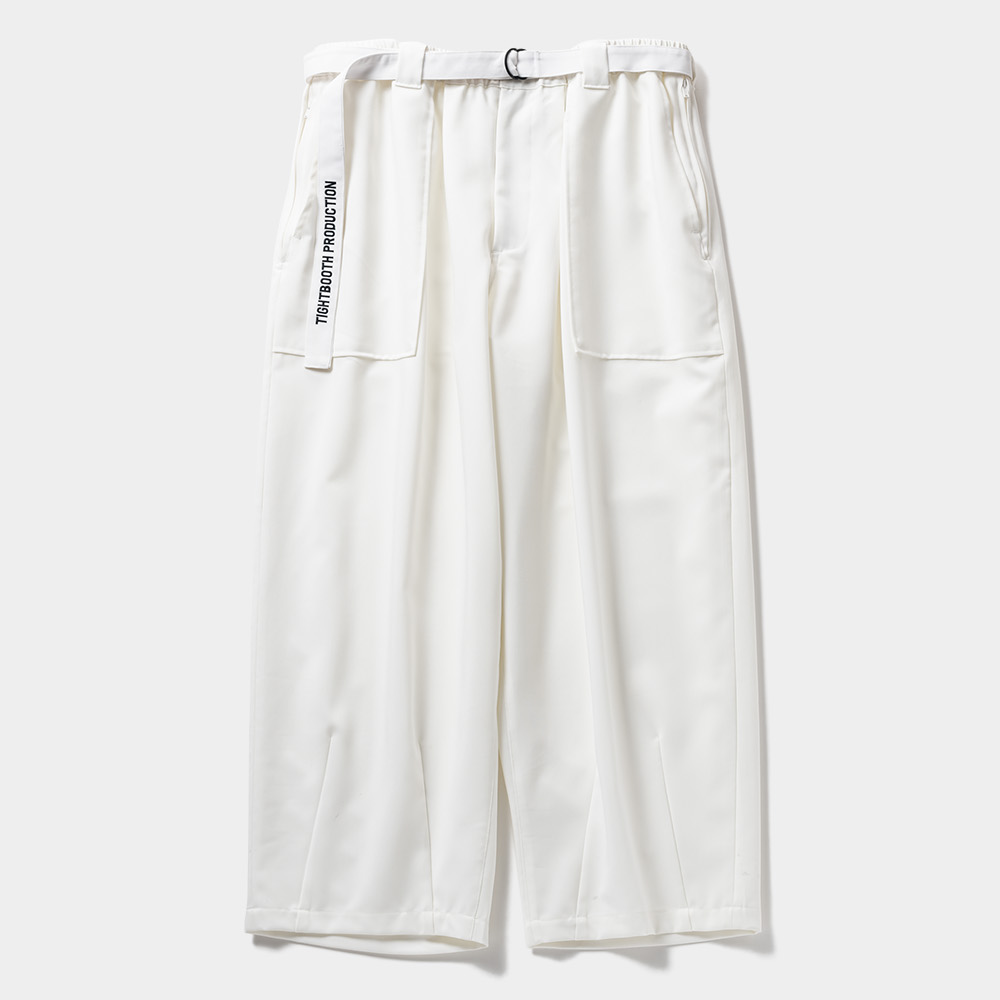 画像: TIGHTBOOTH/BAKER BAGGY SLACKS（White） 【30%OFF】［ベイカーバギースラックス-23夏］