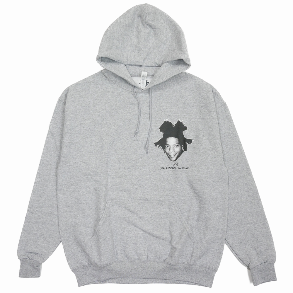 画像1: WACKO MARIA/JEAN-MICHEL BASQUIA / HOODED SWEAT SHIRT（GRAY）［プルオーバーパーカー-23秋冬］ (1)