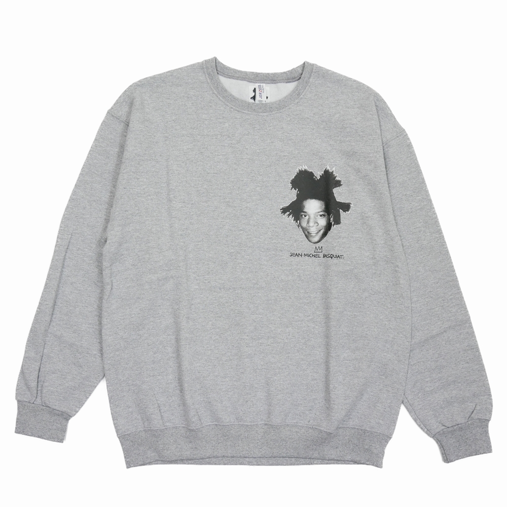 画像1: WACKO MARIA/JEAN-MICHEL BASQUIA / SWEAT SHIRT（GRAY）［クルーネックスウェット-23秋冬］ (1)