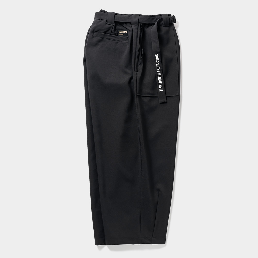 画像: TIGHTBOOTH/BAKER BAGGY SLACKS（Black）［ベイカーバギースラックス-23夏］