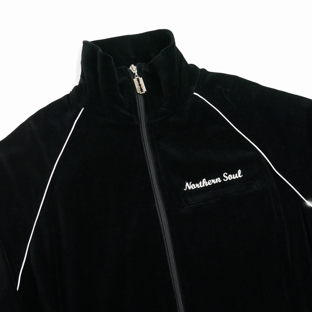 画像: DAIRIKU/Velour Track Jacket（Black）［ベロアトラックJKT-23秋冬］