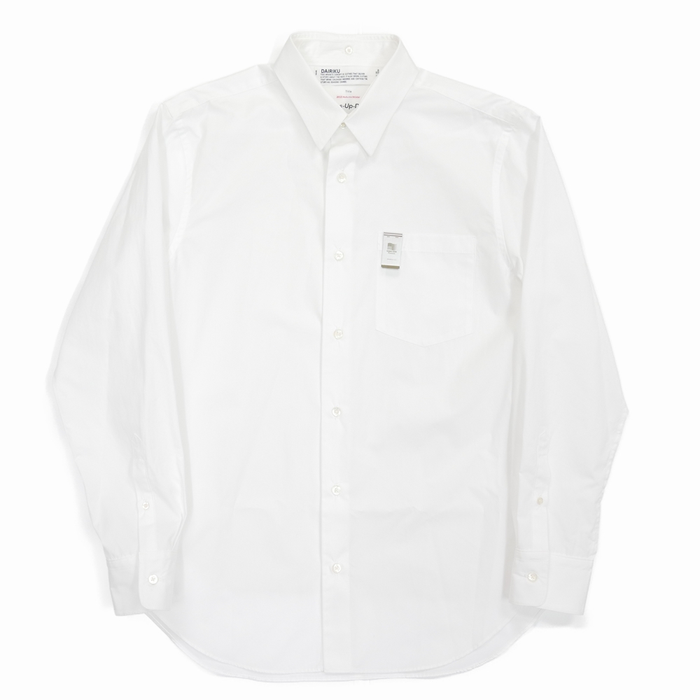 画像: DAIRIKU/Dress L-S Shirt（White） 【30%OFF】［ドレスシャツ-23秋冬］