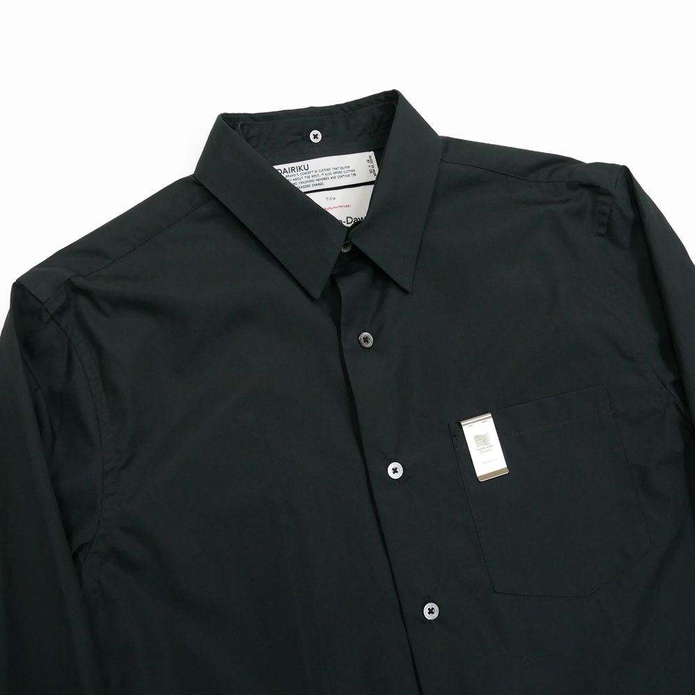 画像: DAIRIKU/Dress L-S Shirt（Black） 【30%OFF】［ドレスシャツ-23秋冬］