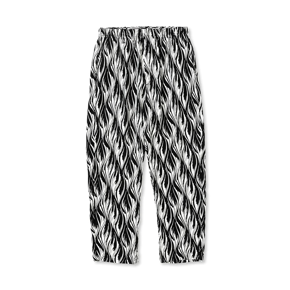 画像: CALEE/FEATHER PATTERN EASY TROUSERS（WHITE）［フェザーイージートラウザース-23秋冬］