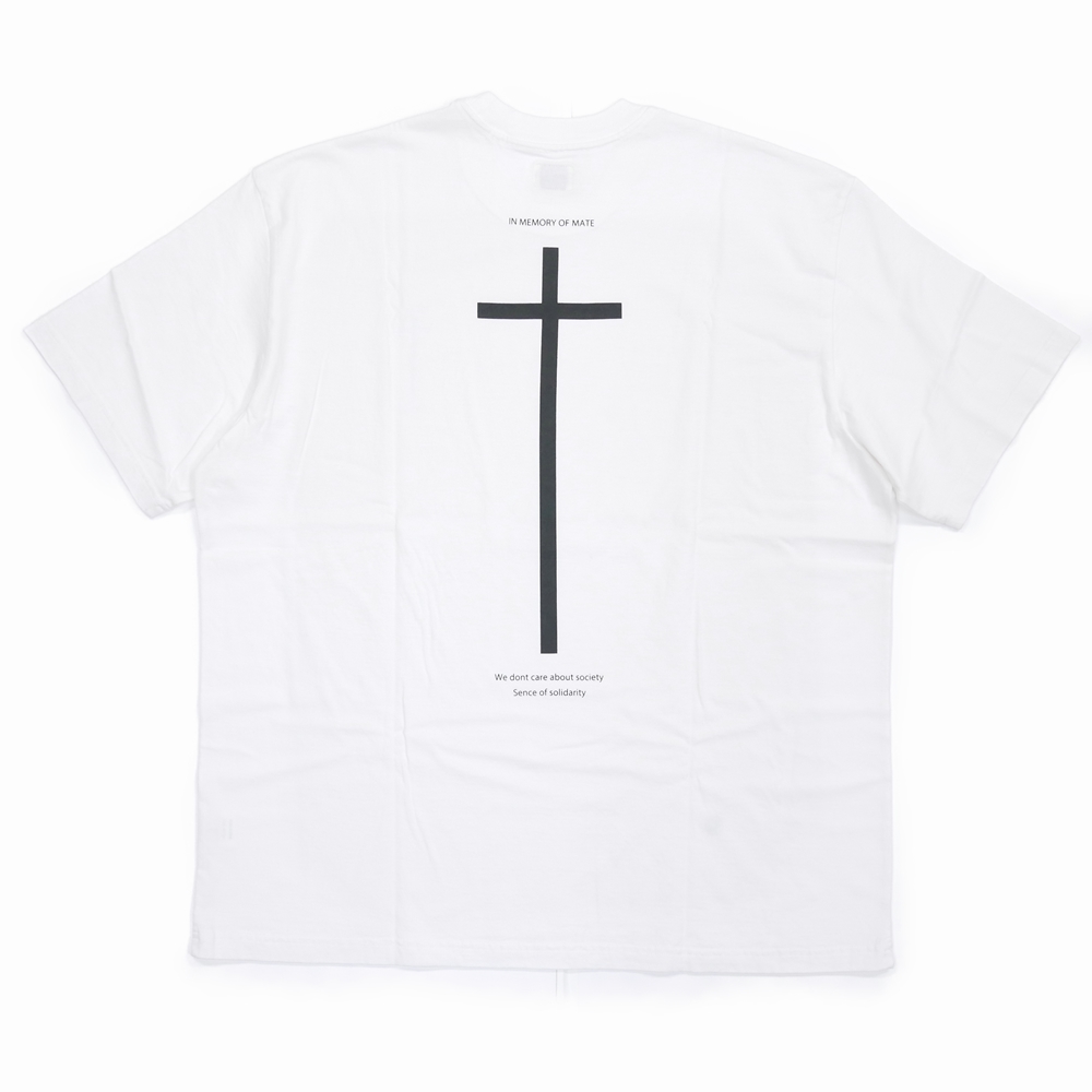 画像: RATS/CROSS TEE（WHITE）［プリントT-23春夏］