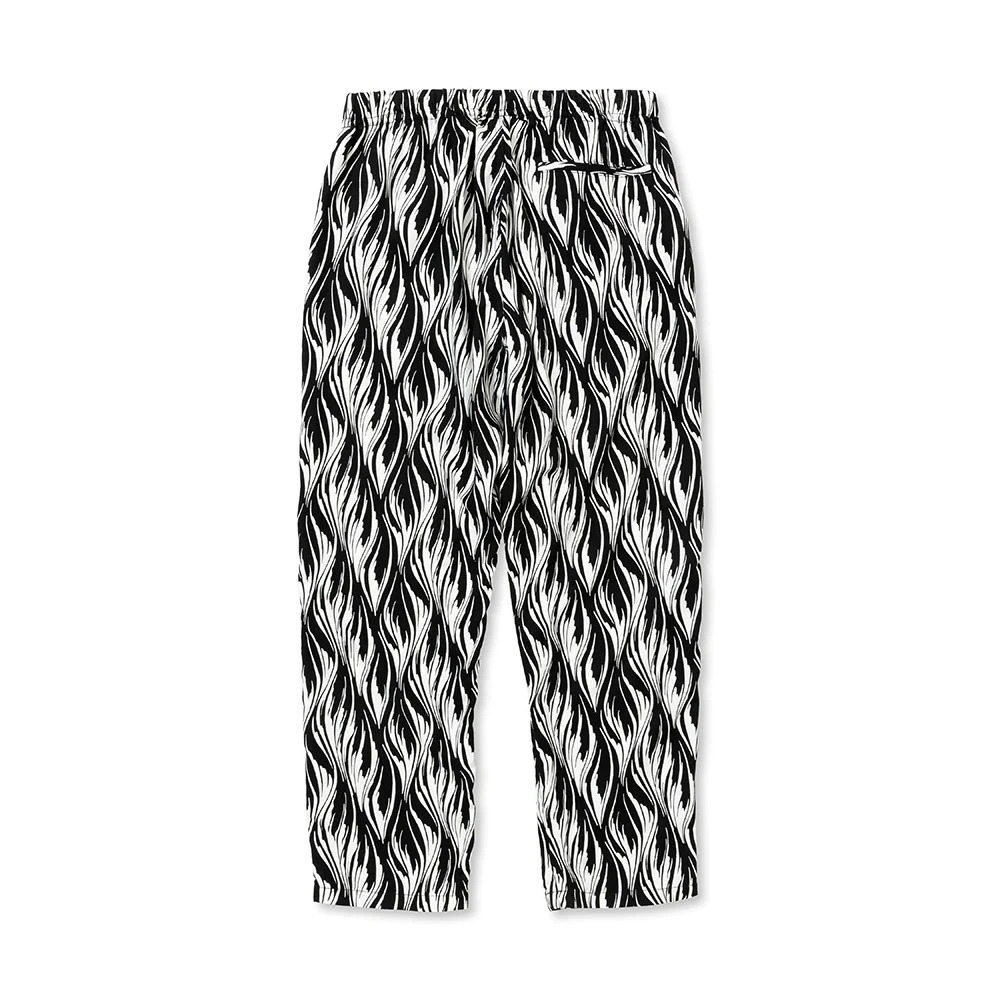 画像: CALEE/FEATHER PATTERN EASY TROUSERS（WHITE）［フェザーイージートラウザース-23秋冬］