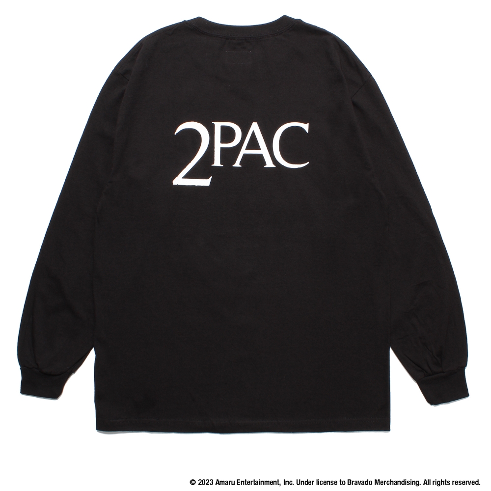 画像: WACKO MARIA/2PAC / LONG SLEEVE T-SHIRT（BLACK）［プリント長袖T-23秋冬］