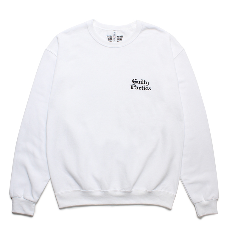 画像: WACKO MARIA/SWEAT SHIRT（WHITE）［クルーネックスウェット-23秋冬］