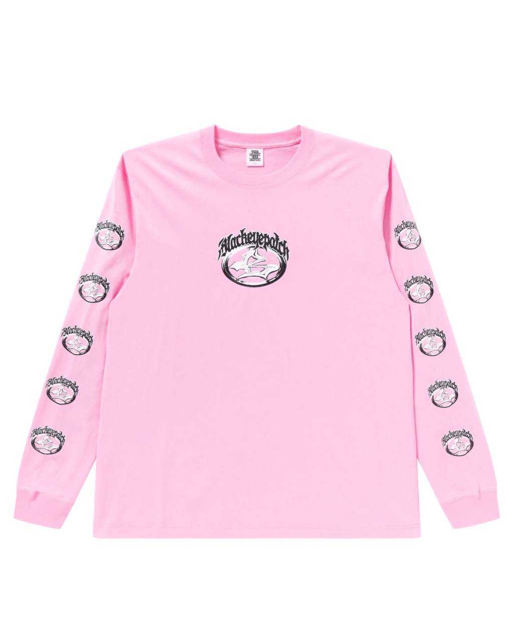 BlackEyePatch/KUSTOM CAR EMBLEM L/S TEE（PINK） - JONAS