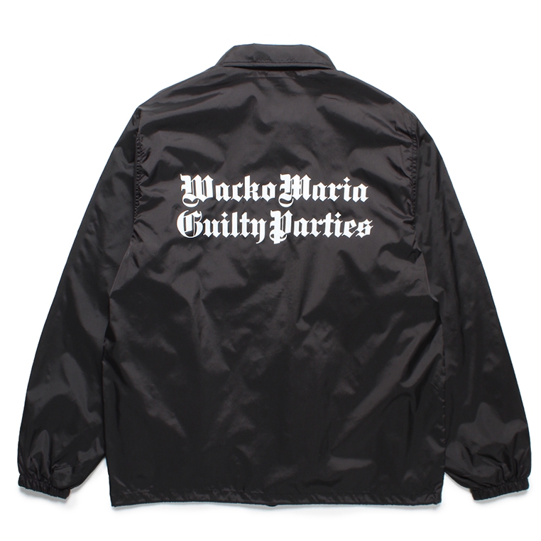 WACKO MARIA/COACH JACKET（BLACK）［コーチJKT-23秋冬］ - JONAS