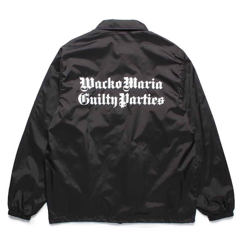 画像: WACKO MARIA/COACH JACKET（BLACK）［コーチJKT-23秋冬］