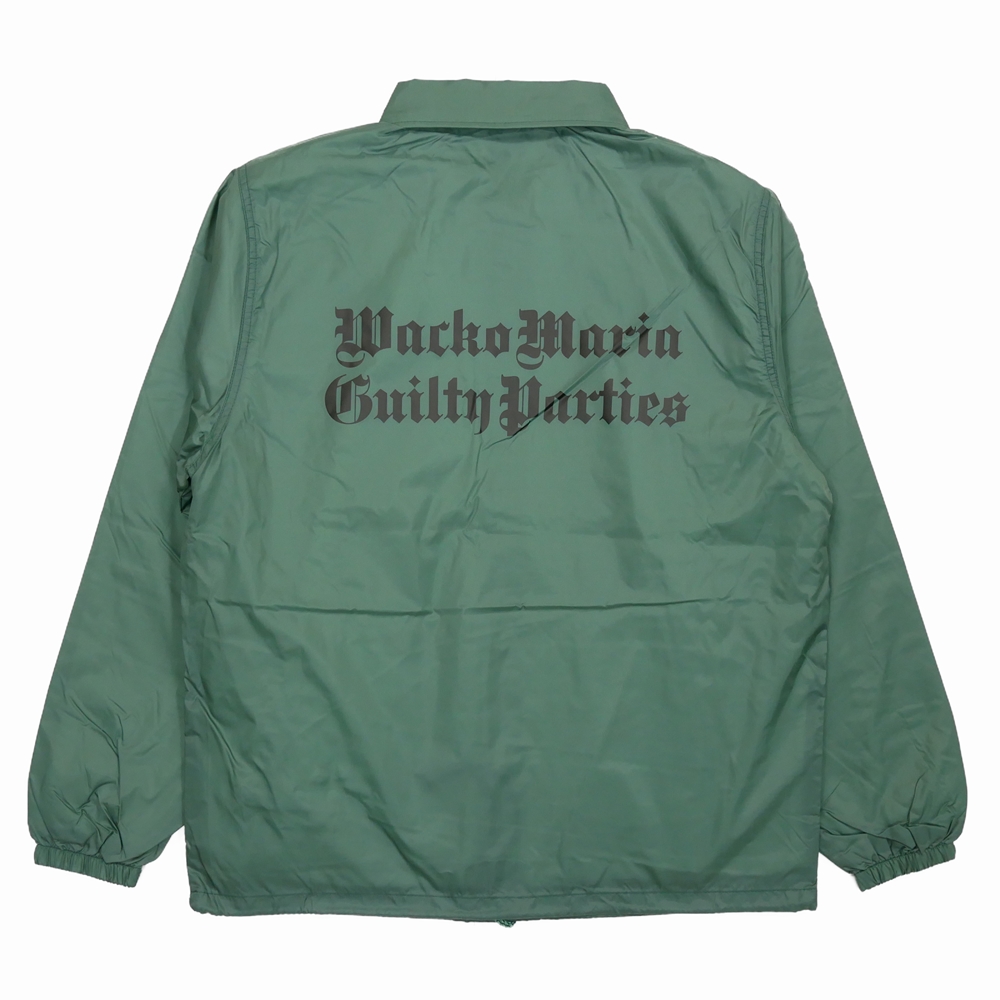 画像: WACKO MARIA/COACH JACKET（GREEN）［コーチJKT-23秋冬］