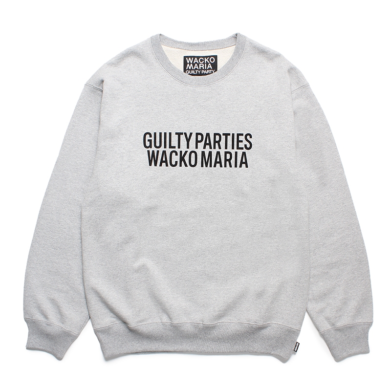 画像: WACKO MARIA/HEAVY WEIGHT CREW NECK SWEAT SHIRT（GRAY）［クルーネックスウェット-23秋冬］