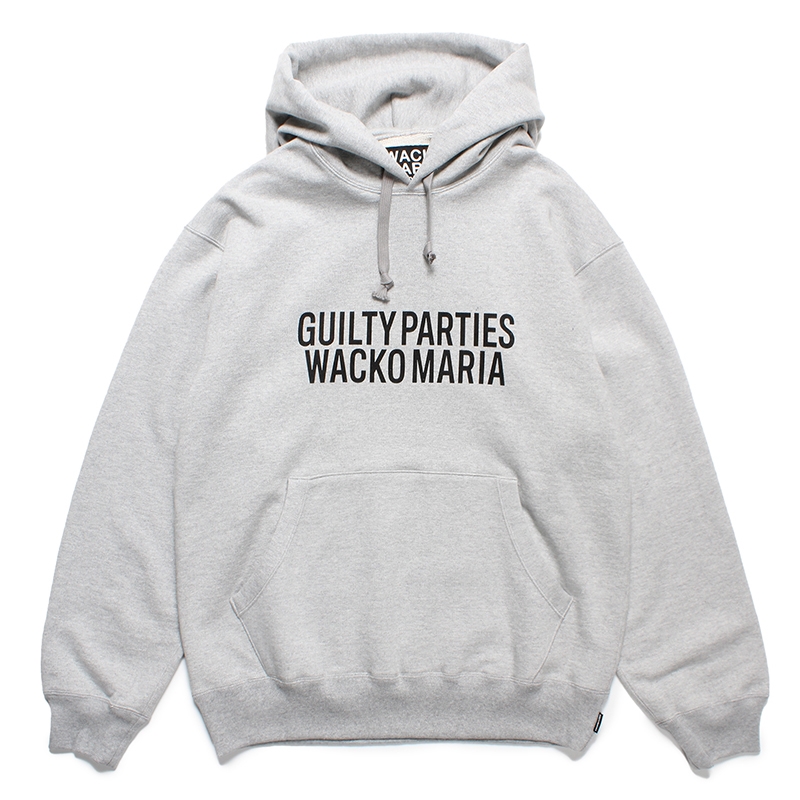 画像: WACKO MARIA/HEAVY WEIGHT PULLOVER HOODED SWEAT SHIRT（GRAY）［プルオーバーパーカー-23秋冬］