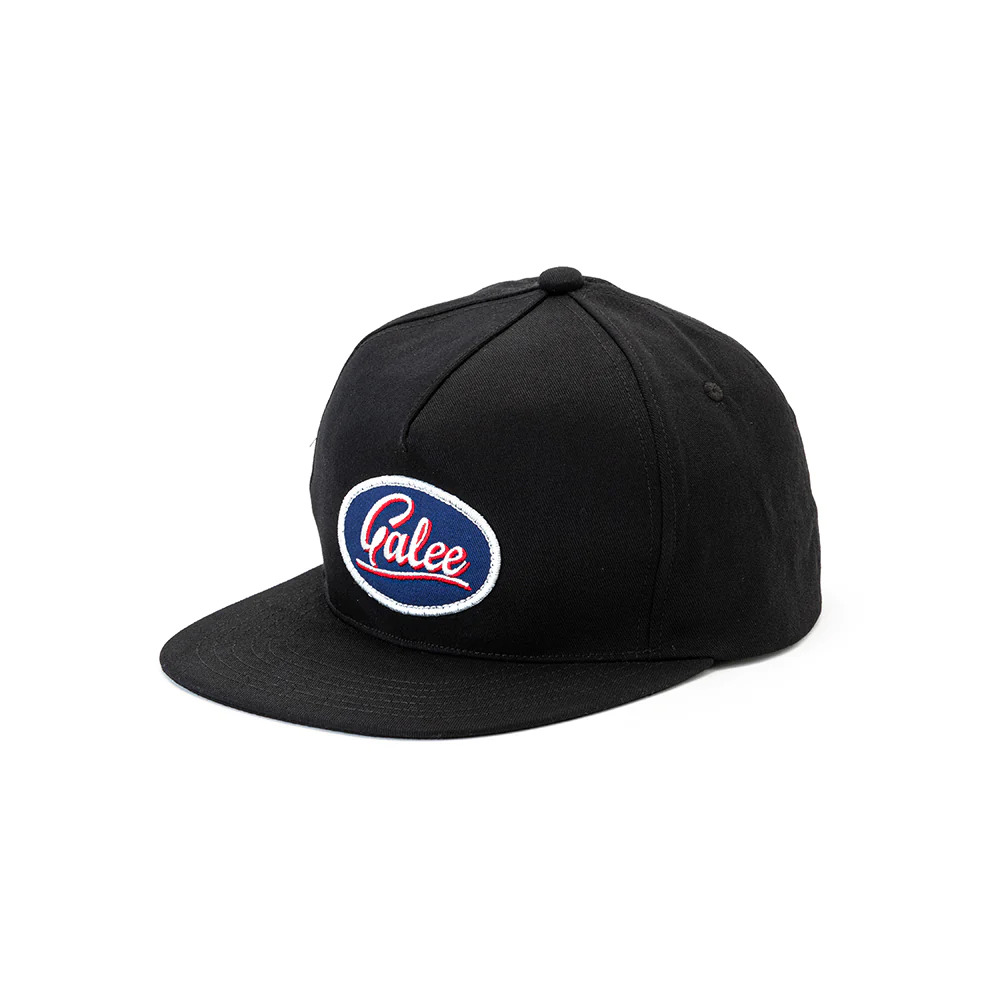 画像: CALEE/CL WAPPEN CAP（BLACK/BLUE）［ワッペンキャップ-23秋冬］