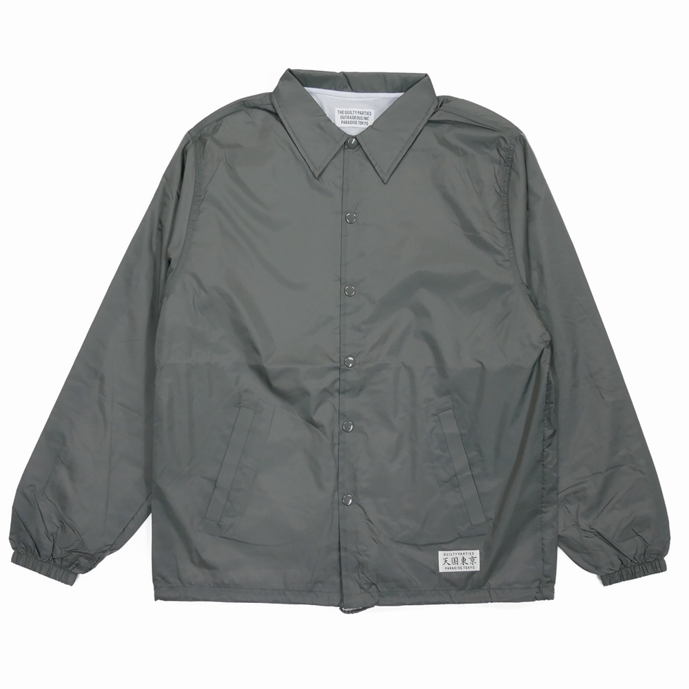 画像: WACKO MARIA/COACH JACKET（GRAY）［コーチJKT-23秋冬］