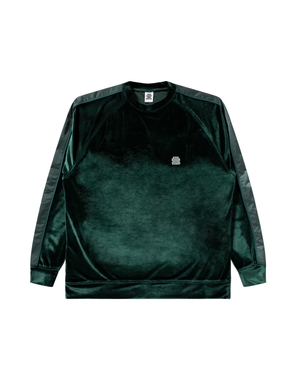 BlackEyePatch/SMALL OG LABEL VELOUR CREW（GREEN） - JONAS