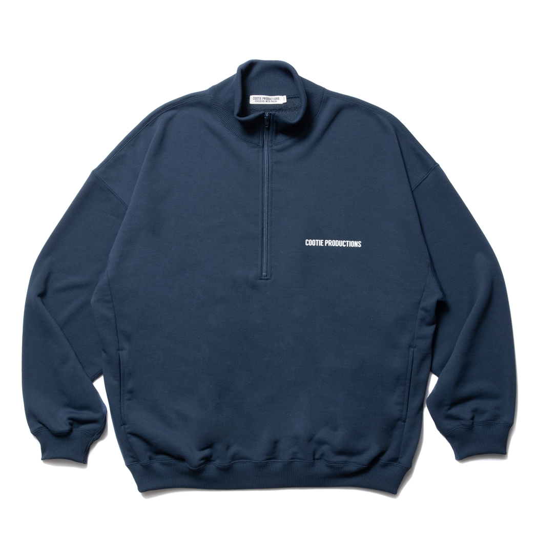 画像: COOTIE PRODUCTIONS/Dry Tech Sweat Half Zip Pullover（Navy）［ドライテックスウェットハーフジップ-23秋冬］