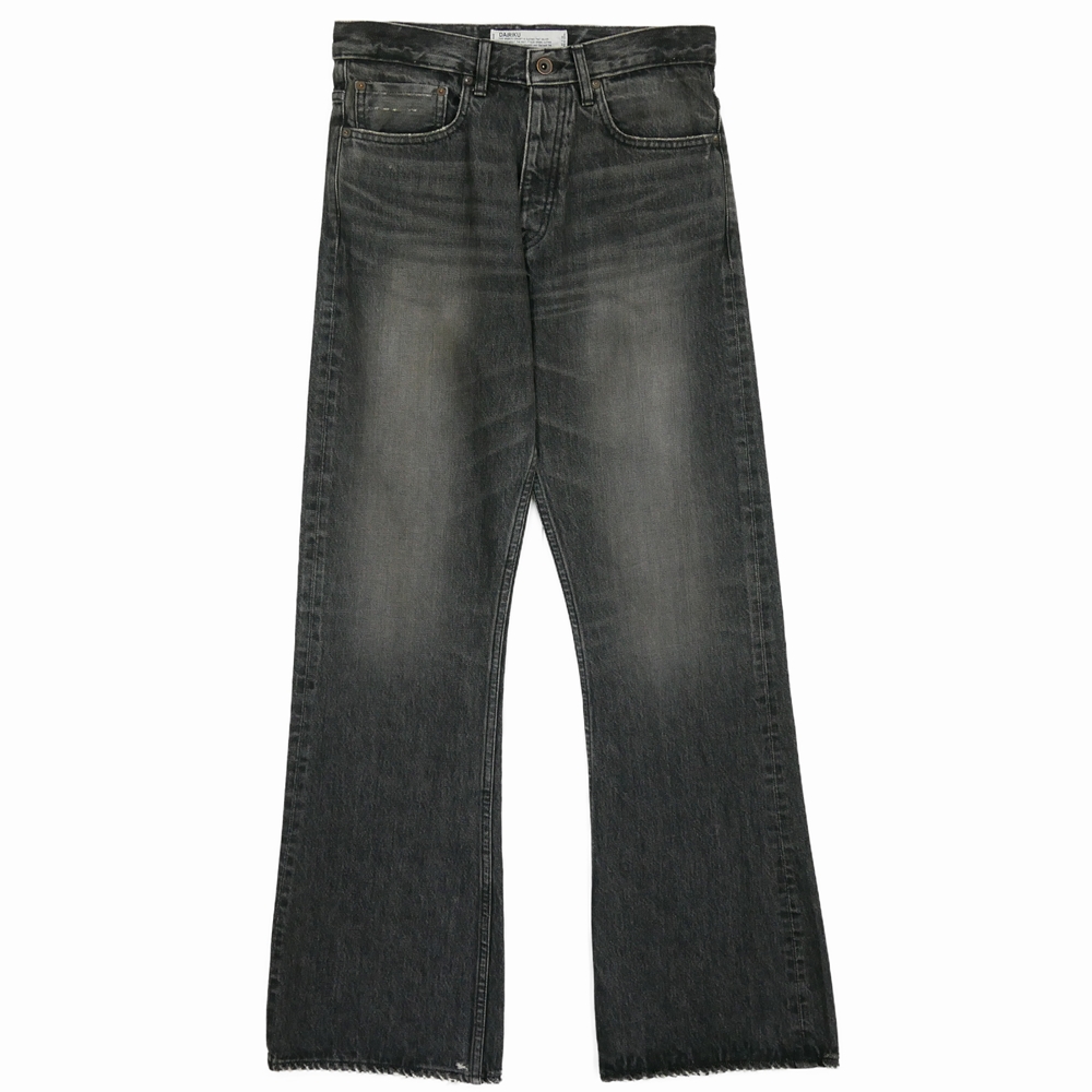 画像: DAIRIKU/"Flare" Denim Pants（Mud Black）［"フレア"デニムパンツ-23秋冬］