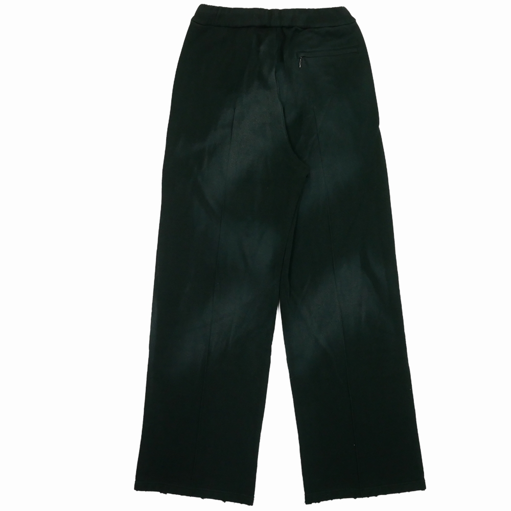 画像: DAIRIKU/"Water-repellent" Vintage Wash Wide Sweat Pants（Mud Black）［ワイドスウェットパンツ-23秋冬］