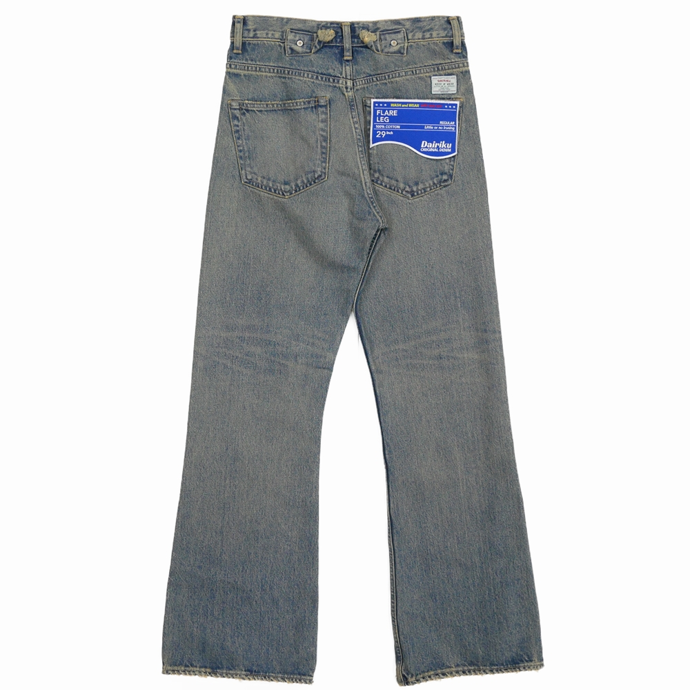 画像: DAIRIKU/"Flare" Denim Pants（Indigo）［"フレア"デニムパンツ-24春夏］