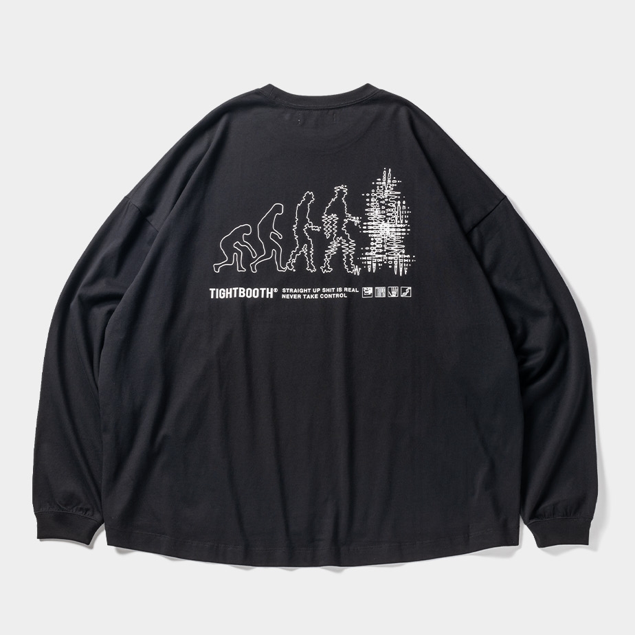 画像: TIGHTBOOTH/EVOLUTION L/S T-SHIRT（Black）［プリント長袖T-23秋冬］