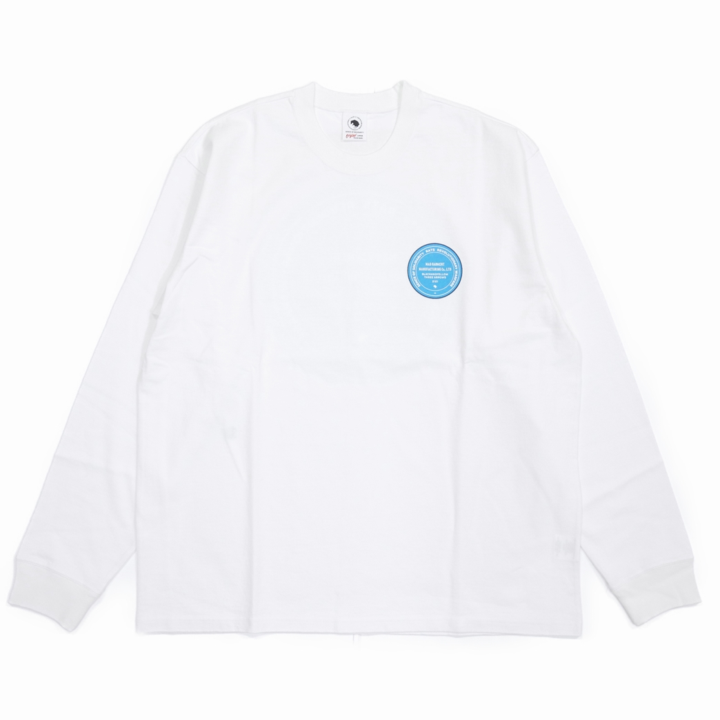 画像: RATS/CIRCLE MGM LS TEE（WHITE） 【30%OFF】［プリント長袖T-23秋冬］