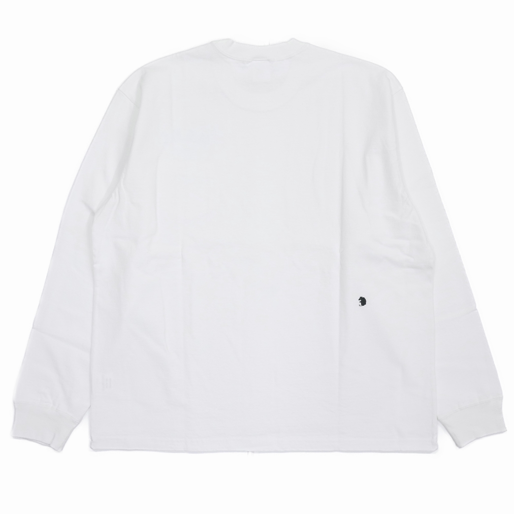 画像: 【30%OFF】RATS/MGMC POCKET LS TEE（WHITE）［プリント長袖ポケT-23秋冬］