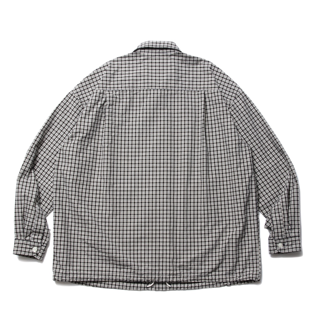 画像: COOTIE PRODUCTIONS/Check Weather Cloth O/C Jacket（Black）［チェックオープンカラーJKT-23秋冬］