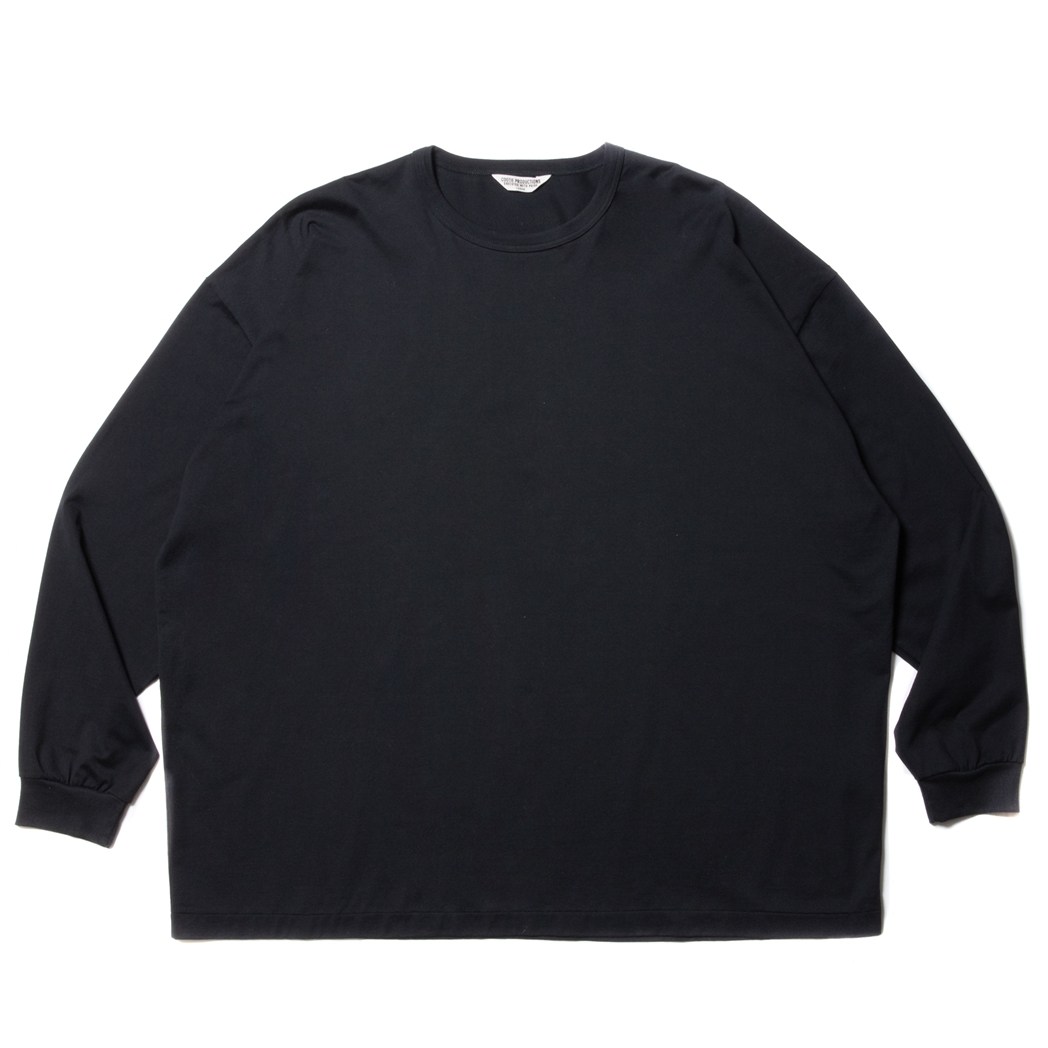 画像: COOTIE PRODUCTIONS/Supima Oversized L/S Tee（Black）［スーピマオーバーサイズ長袖T-23秋冬］